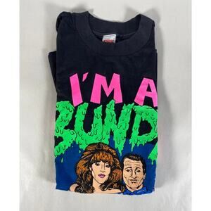 Vintage 1980s Al Bundy “I’m a Bundy Junkie” Graphic Tee – Active-T Shirt